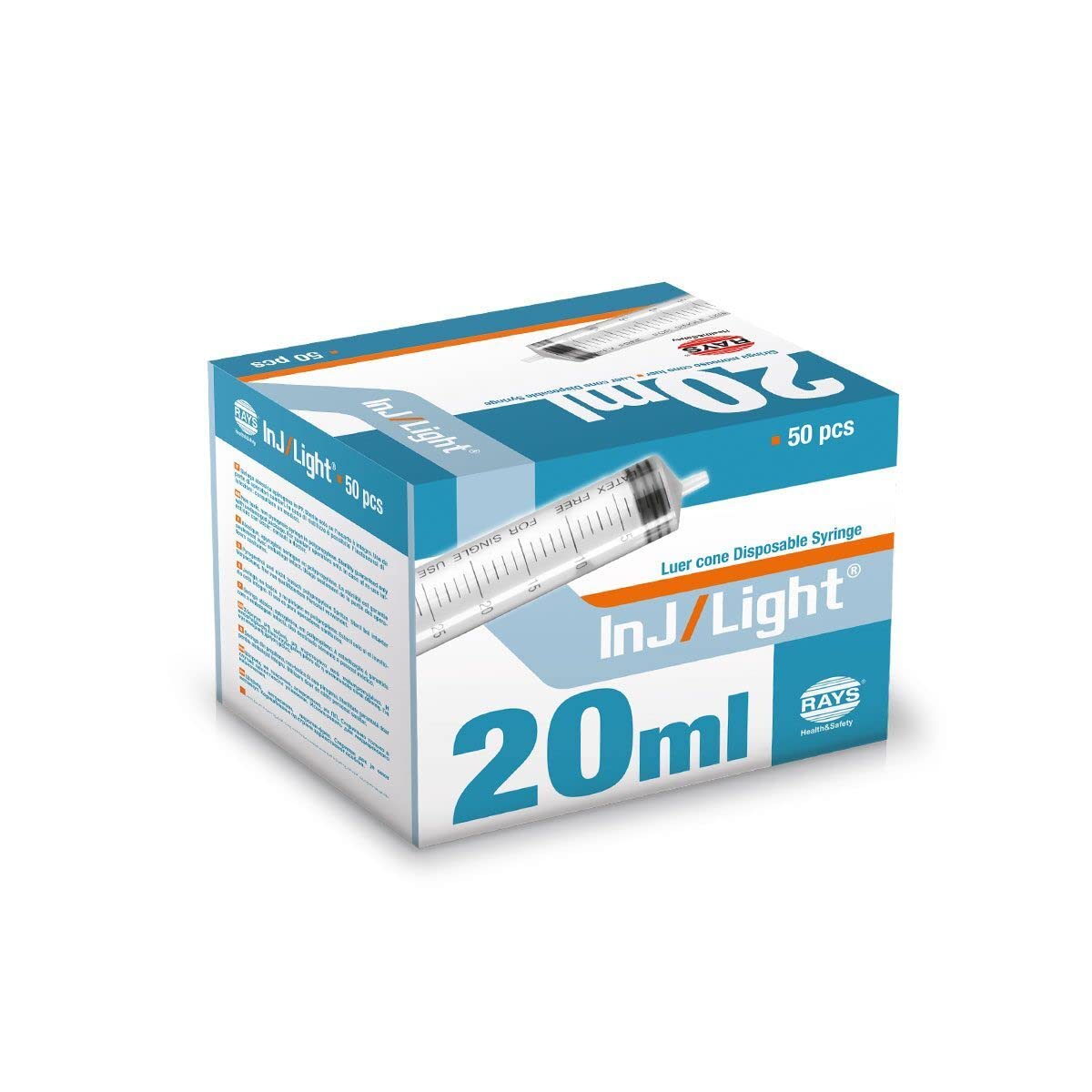 Siringa Monouso Cono Luer Lock - 20ml - 50pz. image 0
