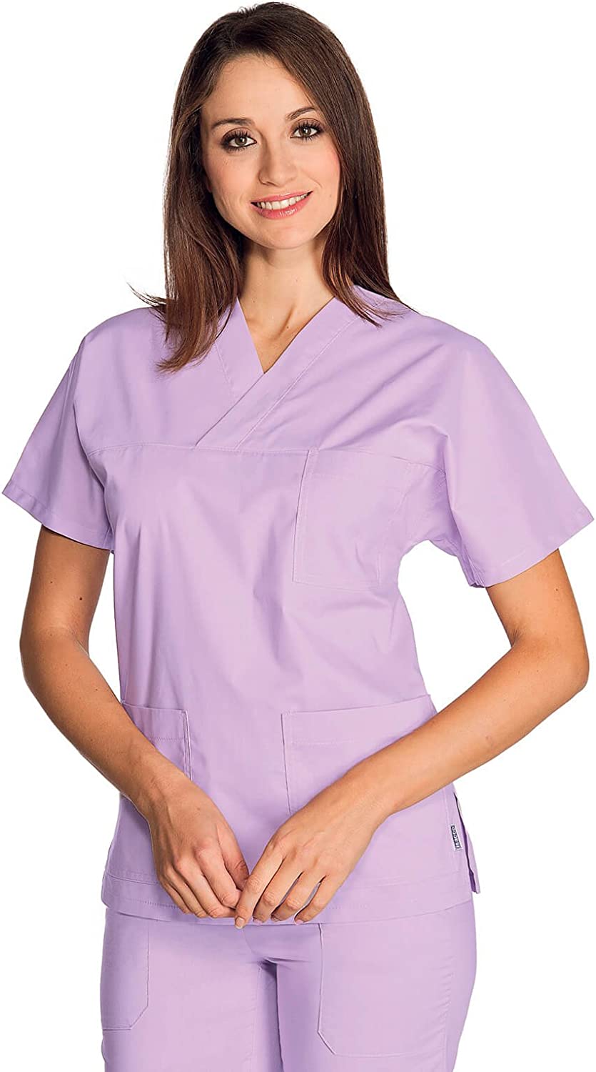 Casacca Collo a V Lilla - 100 % Cotone - XL image