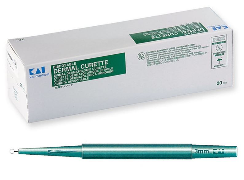 Curette Dermatologiche 3 mm image 0