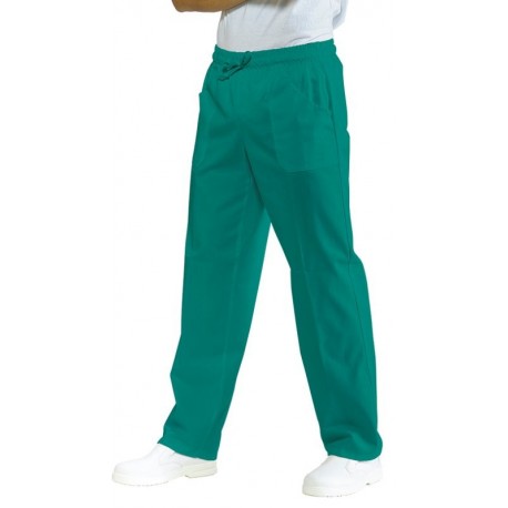 Pantalone Verde con Elastico - 100% Cotone image 0