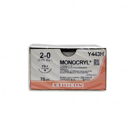 MONOCRYL 2/0 FS-1 70CM image 0