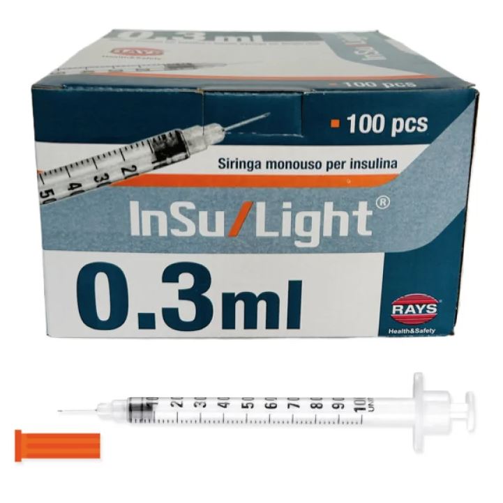 Siringa Monouso per Insulina 0,3ml - 30G image 0