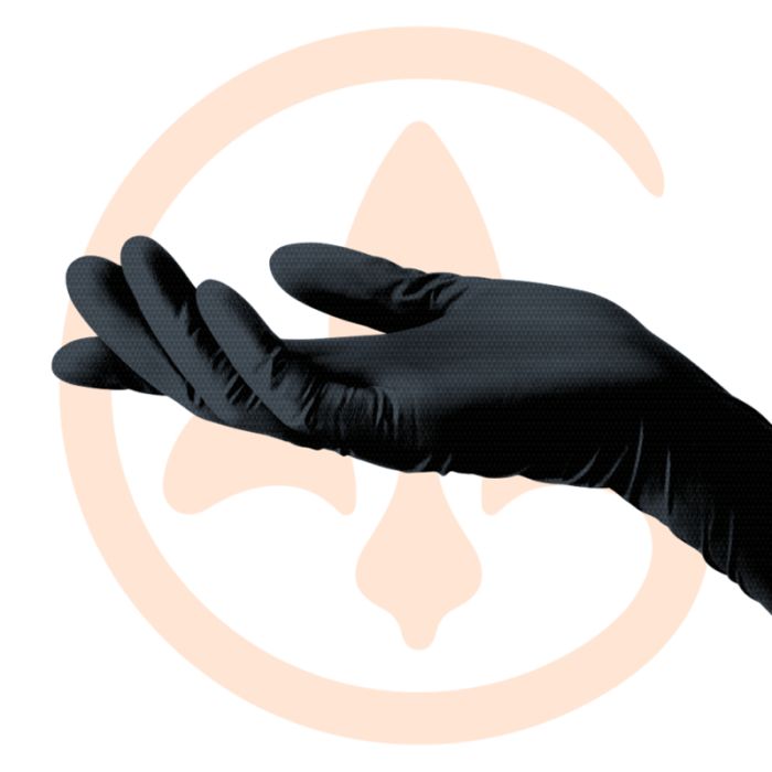 Guanti Eko Grip Dark - Nitrile image 1
