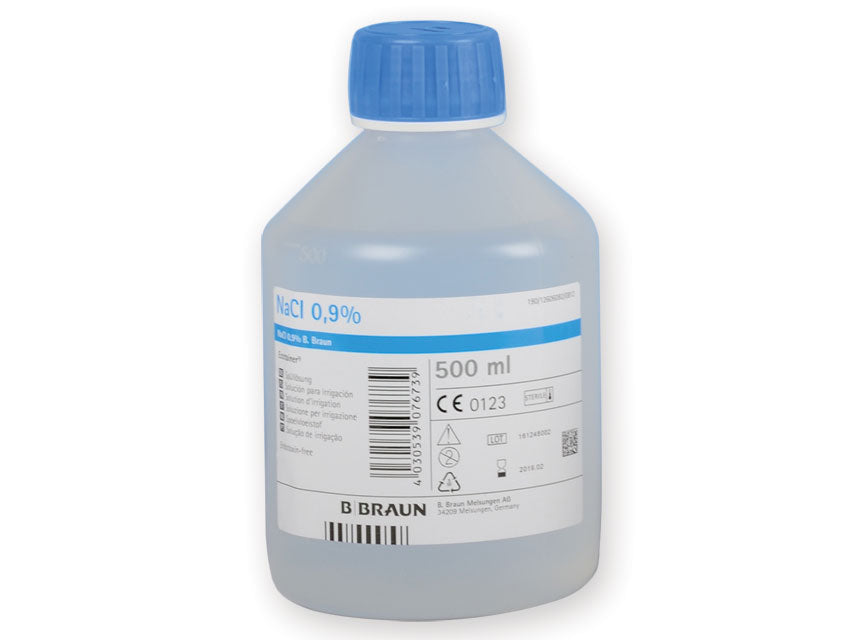 Soluzione Salina Sterile 500 ml - B-BRAUN ECOTAINER - 10 Pezzi image 0
