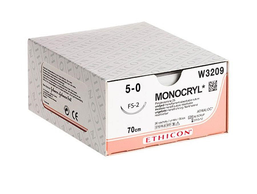 MONOCRYL 5/0 FS-270CM USP5-0 S/A FS-2 - 12 pz. image 0