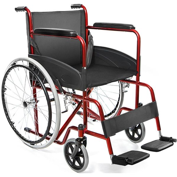 Sedia a rotelle - Rossa image 0
