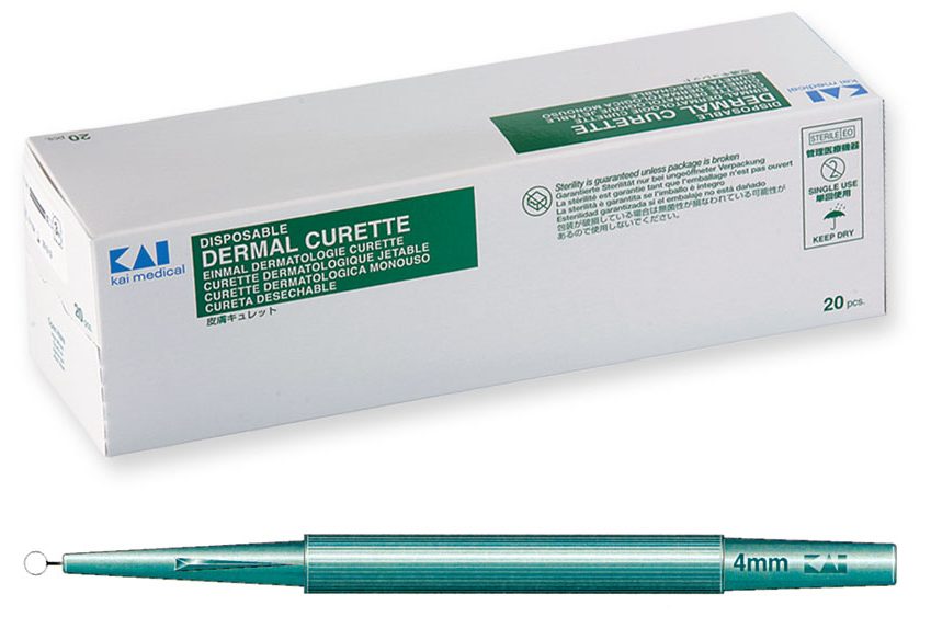 Curette Dermatologiche 4 mm image 0