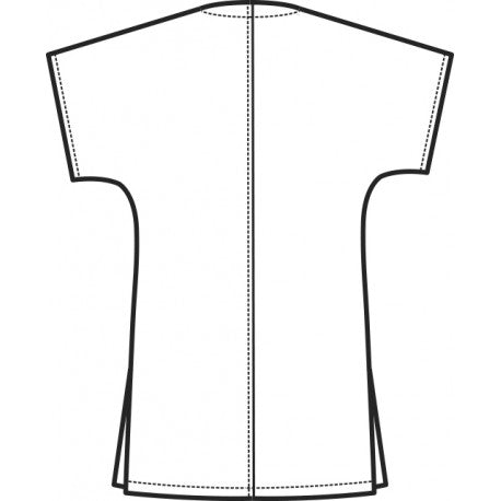 Casacca Collo a V - Verde - 100% Cotone image 3