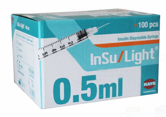 Siringa Monouso per Insulina 0,5ml - 30G image 0
