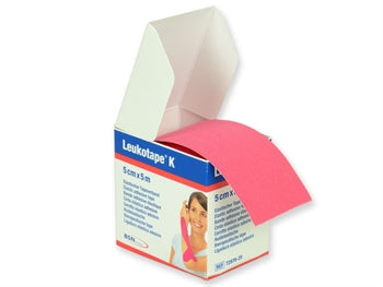 Leukotape K-Tape Neuromuscolare Rosa 5m x 5cm image 1