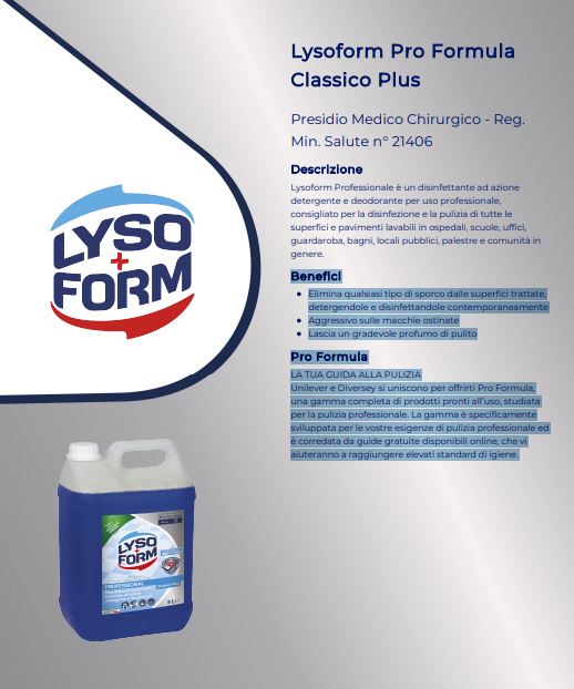 Lysoform Professionale 5L image 1