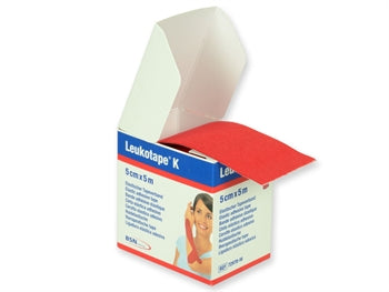 Leukotape k - Tape Neuromuscolare Rosso 5m x 5cm image 1