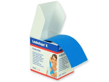 Leukotape K - Tape Neuromuscolare Blu 5m x 5cm image 1