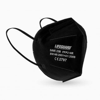 Mascherina FFP2 LIFEGUARD Nera - box 20pz. image 0