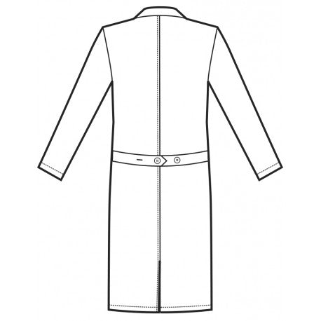Camice Amsterdam Bianco 110cm – 100% Cotone - XL image 2