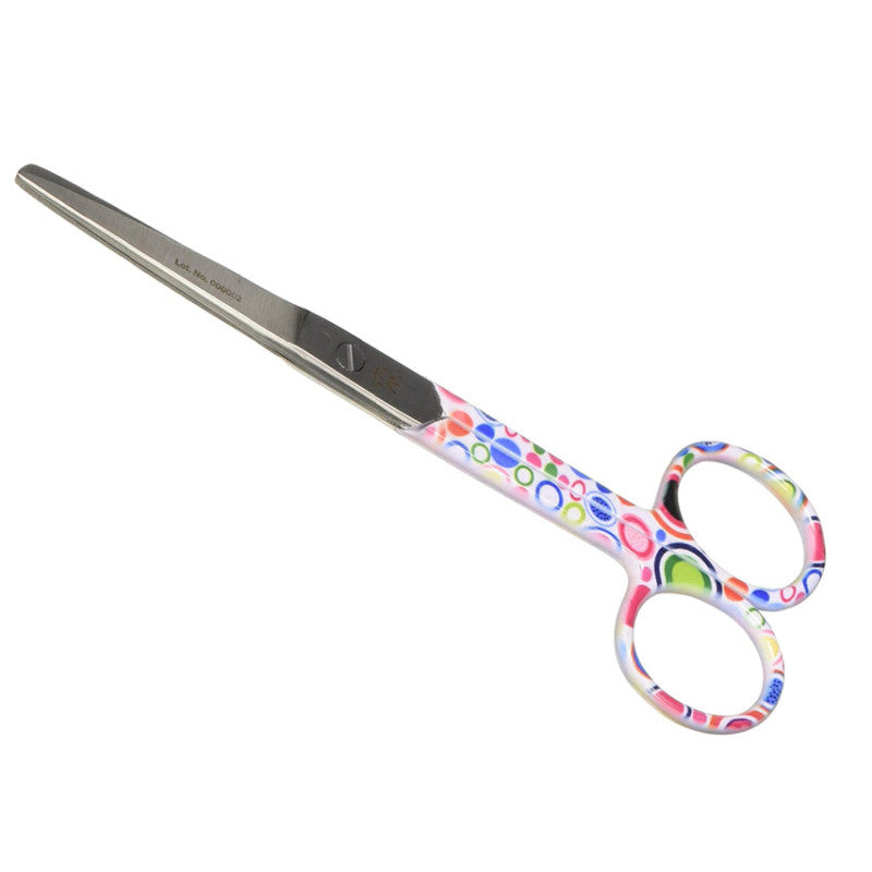 Forbici Rette Punte Alterne Fantasia Bolle - 14 cm - 1 pz. image 1