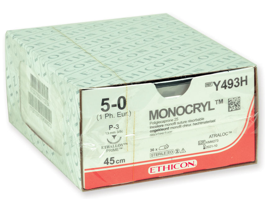 Sutura Assorbibile Ethicon Monocryl - 5/0 ago 13 mm image 0