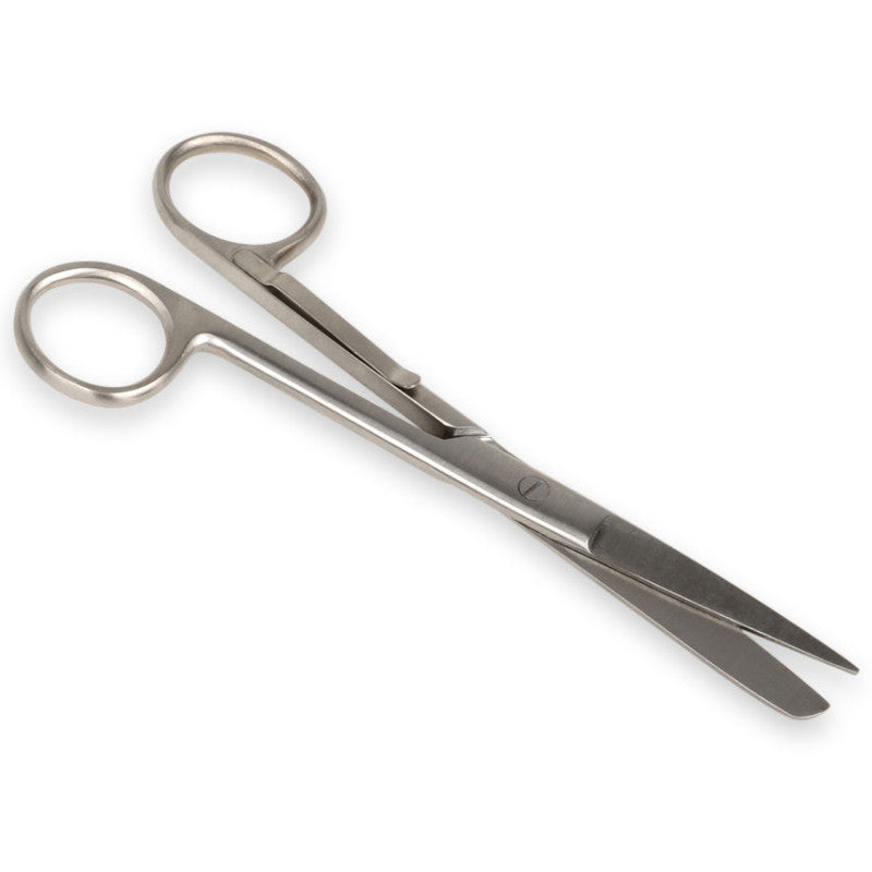 Forbici Rette Punte Alterne con clip - 14 cm - 1 pz. image 0
