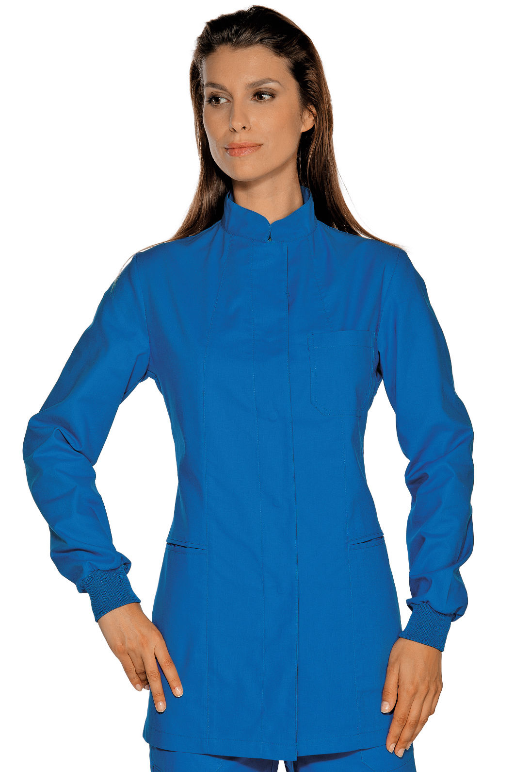 Casacca Lione Polsi in Maglia Azzurro - 100% Cotone image 0