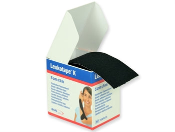 Leukotape K - Tape Neuromuscolare Nero 5m x 5cm image 1