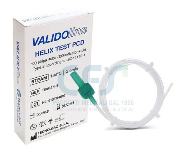 Test Sterilizzazione Helix Test VALIDO LINE - Conf. 100 pz. image 0
