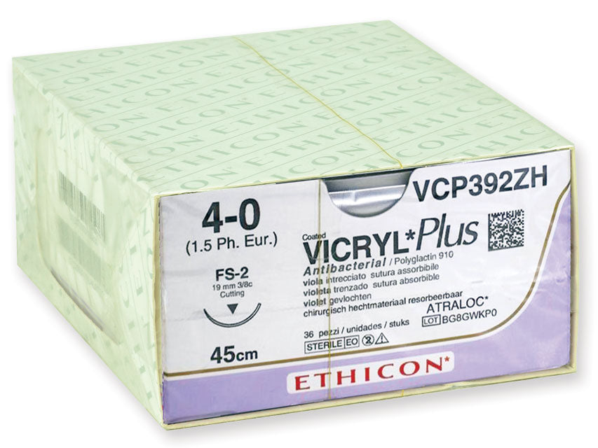 SuturaAssorbibile Ethicon Vicryl Plus - 4/0 ago 19 mm image 0