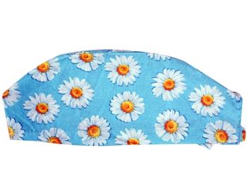 Cappellino chirurgico - fantasia margherite - M image 0