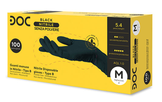 Guanti in Nitrile - BLACK Powder Free image 0